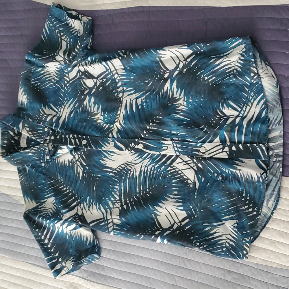 Palm Tree Print Shirt Saturdays New York City Small